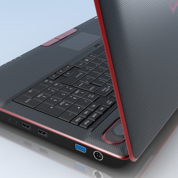 3ds max notebook toshiba qosmio x500 - Notebook TOSHIBA Qosmio X500.MAX... by 3DLocker